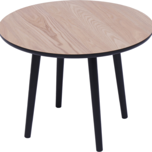 Udendørs sidebord Nordlys Furniture Ginza Ø50ÃH37 cm sort fyrretræ robust FSC-certificeret